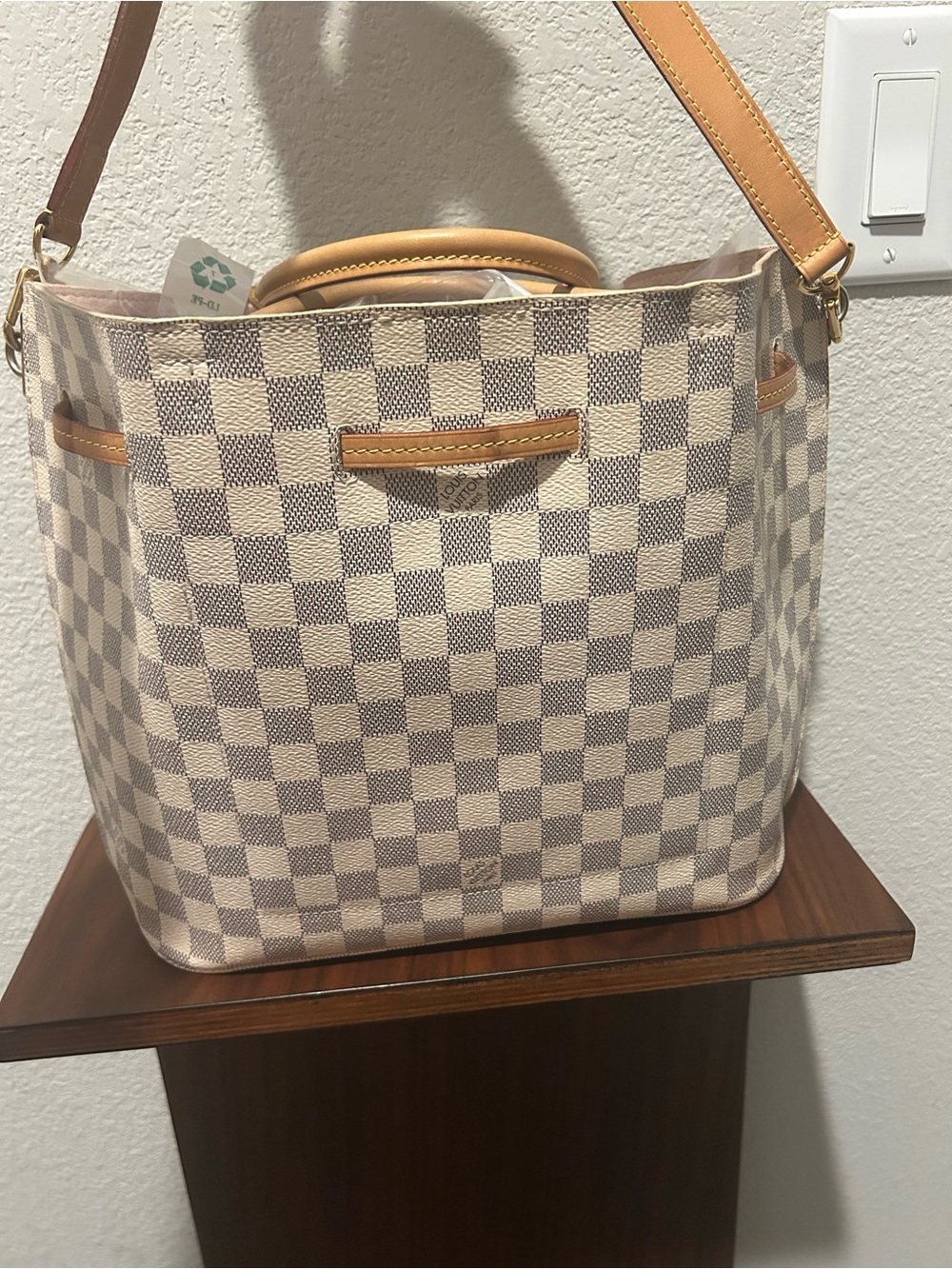 Louis Vuitton Damier Azur Girolata with Vachetta Trim includes Dust bag and COA - Picture 4 of 13